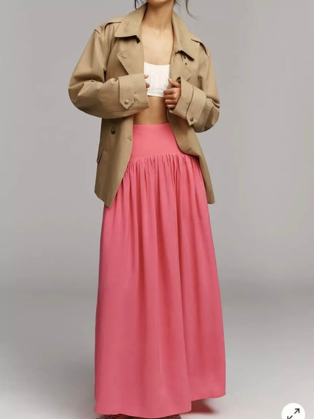 Maeve Drop-Waist Maxi Skirt | Like New - Size Small